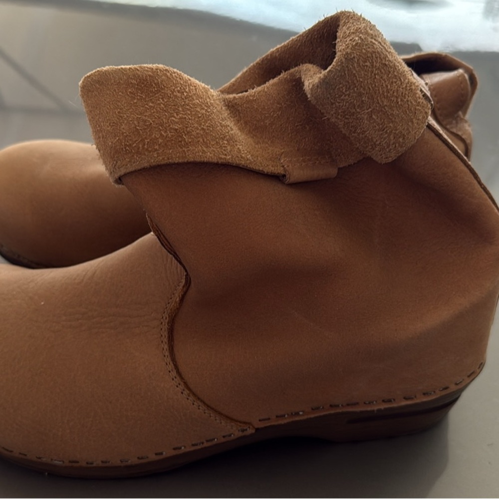 Sanita Tan Heeled Boots